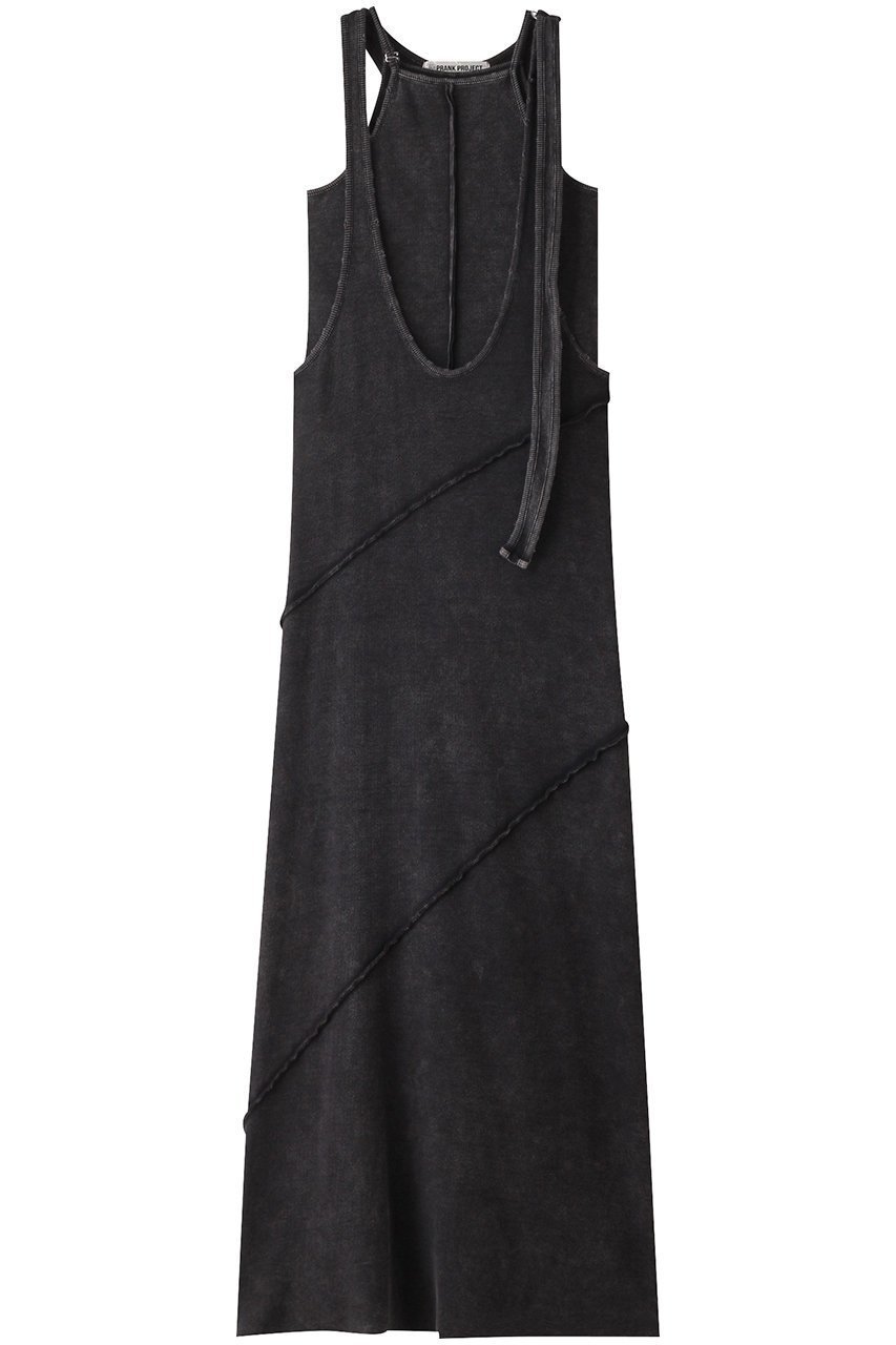 【プランク プロジェクト/PRANK PROJECT】のレイヤードマキシドレス/Layered Maxi Dress インテリア・キッズ・メンズ・レディースファッション・服の通販 founy(ファニー) 　ファッション　Fashion　レディースファッション　Fashion for Women　ワンピース　Dresses　フォーマル・パーティードレス・結婚式用ドレス　Elegant & Casual Dresses　チュニック　Tunic Tops & Dresses　マキシ丈ワンピース・ロングドレス　Maxi Dresses / Long One-Pieces　カットソー　Cut and Sewn Top　キャミソール　Camisole, Spaghetti Strap Top　ダメージ　Distressed, Destroyed　チュニック　Tunic, Long Top　テレコ　Ribbed, Rib Stitch　ロング　Long, Long-Length　ヴィンテージ　Vintage Style　吸水　Absorbent, Quick-Dry　夏　Summer　C.GRY(チャコールグレー)|ID: prp329100004013572 ipo3291000000032898996