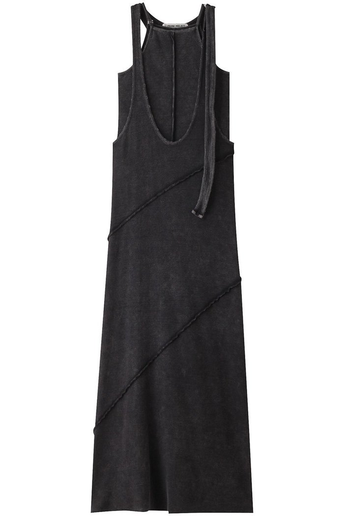 【プランク プロジェクト/PRANK PROJECT】のレイヤードマキシドレス/Layered Maxi Dress インテリア・キッズ・メンズ・レディースファッション・服の通販 founy(ファウニー) https://founy.com/ ファッション Fashion レディースファッション Fashion for Women ワンピース Dresses フォーマル・パーティードレス・結婚式用ドレス Elegant & Casual Dresses チュニック Tunic Tops & Dresses マキシ丈ワンピース・ロングドレス Maxi Dresses / Long One-Pieces カットソー Cut and Sewn Top キャミソール Camisole, Spaghetti Strap Top ダメージ Distressed, Destroyed チュニック Tunic, Long Top テレコ Ribbed, Rib Stitch ロング Long, Long-Length ヴィンテージ Vintage Style 吸水 Absorbent, Quick-Dry 夏 Summer |ID: prp329100004013572 ipo3291000000036795407