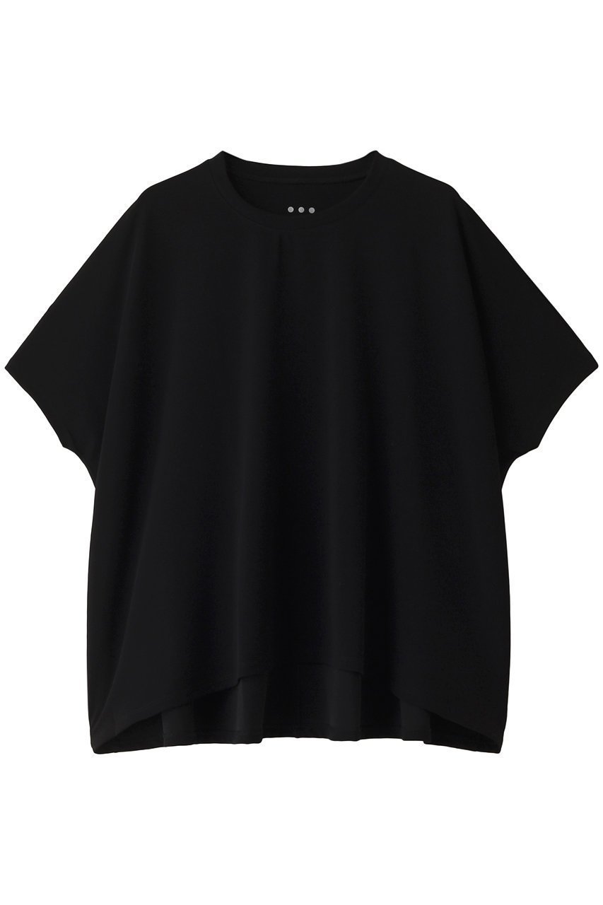 【スリー ドッツ/three dots】のプレイフルアウトフィットドルマンルーズTee インテリア・キッズ・メンズ・レディースファッション・服の通販 founy(ファニー) 　ファッション　Fashion　レディースファッション　WOMEN　トップス・カットソー　Tops/Tshirt　シャツ/ブラウス　Shirts/Blouses　ロング / Tシャツ　T-Shirts　カットソー　Cut and Sewn　ショート　Short　シンプル　Simple　スポーツ　Sports　スリーブ　Sleeve　ルーズ　Loose　ブラック|ID: prp329100004013573 ipo3291000000032049820