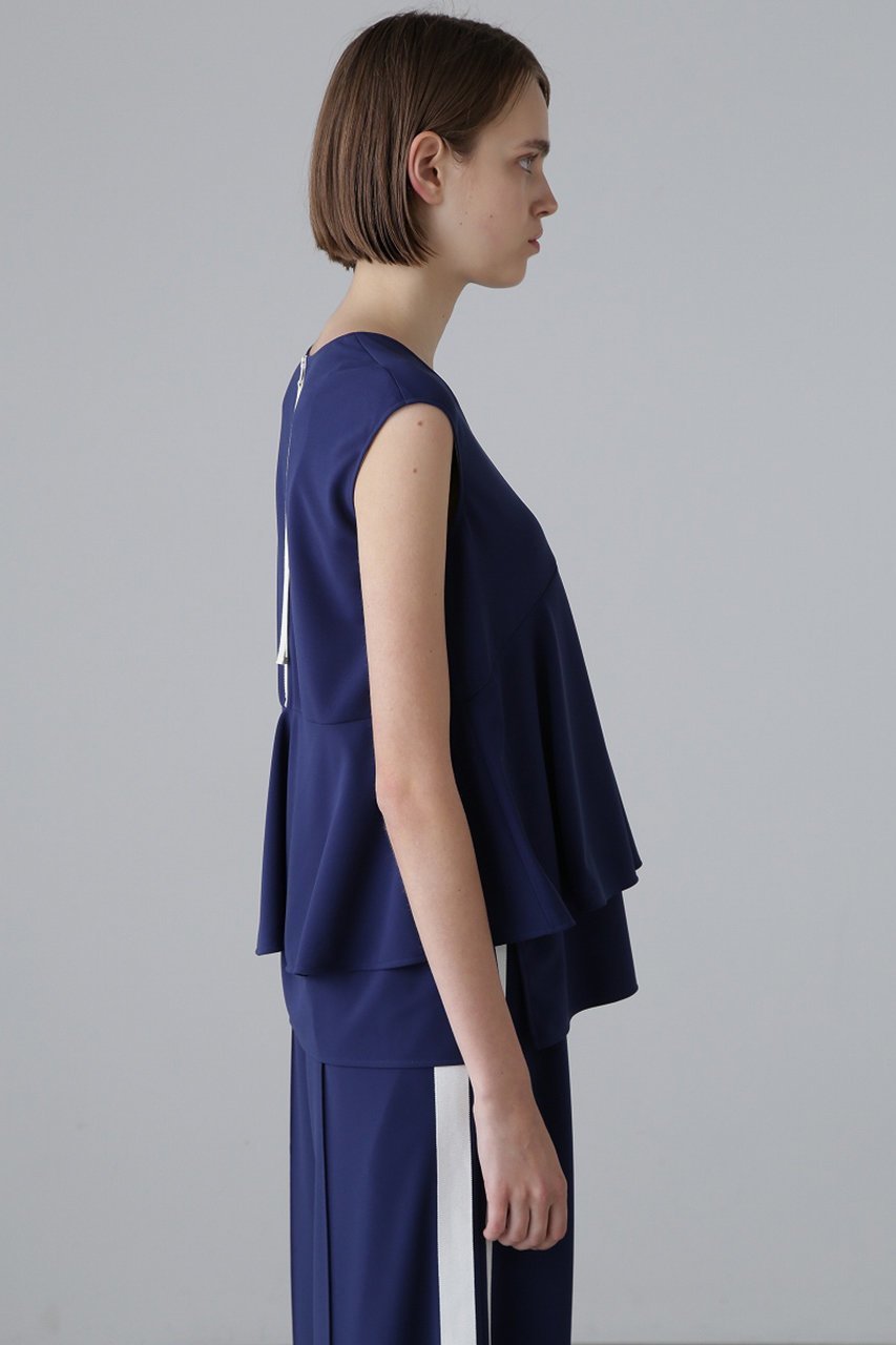 【アドーア/ADORE】のユーティリティポンチトップス 人気、トレンドファッション・服の通販 founy(ファニー) ファッション Fashion レディースファッション Fashion for Women トップス・カットソー Cut & Sew Tops キャミソール&ノースリーブ Camisoles & Sleeveless Tops シャツ・ブラウス・オフィスカジュアル Elegant Blouses & Button-Ups セットアップ Set-Up, Coordinated Outfit ノースリーブ Sleeveless, No-Sleeve パイピング Piping, Trim Design パウダー Powder, Soft Tone フレア Flare, Flared ペプラム Peplum, Flared Hem other-7|ID: prp329100004013577 ipo3291000000035844299