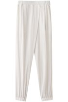 【プレインピープル/PLAIN PEOPLE】のハイツイストミニ裏毛ラップ風テーパードパンツ ホワイト|ID: prp329100004013589 ipo3291000000035042446