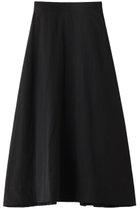 【プレインピープル/PLAIN PEOPLE】のダブルガーゼフレアスカート ブラック|ID: prp329100004013597 ipo3291000000035042636