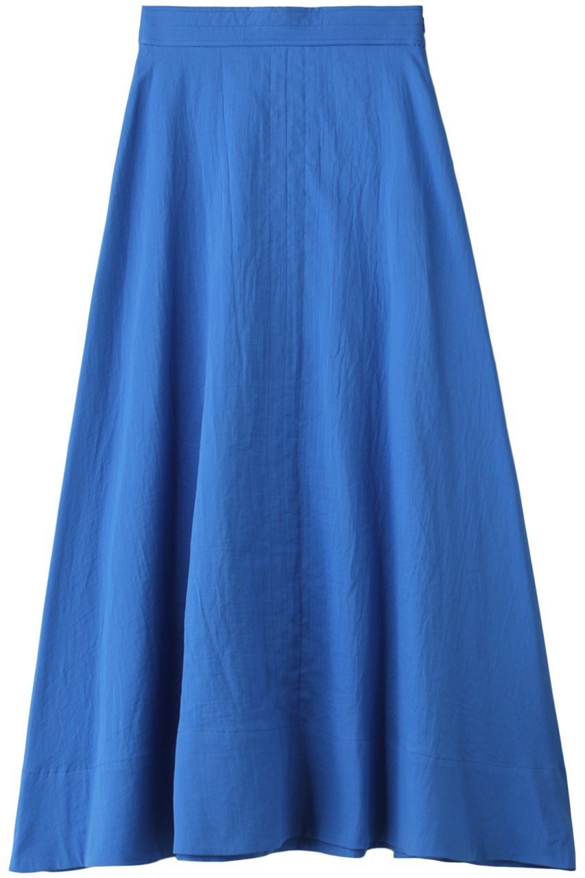 【プレインピープル/PLAIN PEOPLE】のダブルガーゼフレアスカート インテリア・キッズ・メンズ・レディースファッション・服の通販 founy(ファニー) 　ファッション　Fashion　レディースファッション　Fashion for Women　スカート　Skirts　Aライン・フレアスカート　A-Line & Flared Skirts　ロングスカート　Long Skirts / Maxi & Midi Skirts　ダブル　Double, Double-Breasted　ロング　Long, Long-Length　ワッシャー　Washer, Crinkled Finish　ワーク　Workwear, Utility Style　夏　Summer　ブルー|ID: prp329100004013597 ipo3291000000035042639