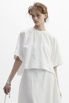 【プレインピープル/PLAIN PEOPLE】のダブルガーゼラグランスリーブブラウス ホワイト|ID: prp329100004013598 ipo3291000000036259765