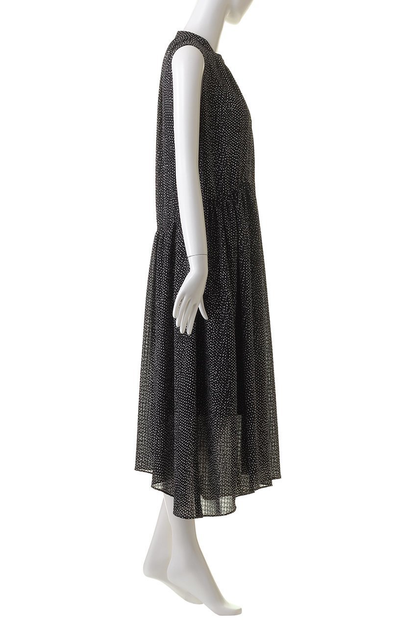 【ランバン オン ブルー/LANVIN en Bleu】のプリントギャザーワンピース 人気、トレンドファッション・服の通販 founy(ファニー) 　ファッション　Fashion　レディースファッション　Fashion for Women　ワンピース　Dresses　チュニック　Tunic Tops & Dresses　エレガント 上品　Elegant　ギャザー　Gathered, Ruffled　チュニック　Tunic, Long Top　ファブリック　Fabric, Textile　ロング　Long, Long-Length　other-3|ID: prp329100004013605 ipo3291000000032898866