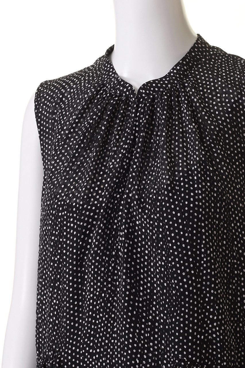 【ランバン オン ブルー/LANVIN en Bleu】のプリントギャザーワンピース 人気、トレンドファッション・服の通販 founy(ファニー) 　ファッション　Fashion　レディースファッション　Fashion for Women　ワンピース　Dresses　チュニック　Tunic Tops & Dresses　エレガント 上品　Elegant　ギャザー　Gathered, Ruffled　チュニック　Tunic, Long Top　ファブリック　Fabric, Textile　ロング　Long, Long-Length　other-5|ID: prp329100004013605 ipo3291000000032898874