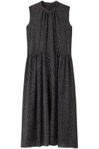 【ランバン オン ブルー/LANVIN en Bleu】のプリントギャザーワンピース ブラック|ID: prp329100004013605 ipo3291000000036671606
