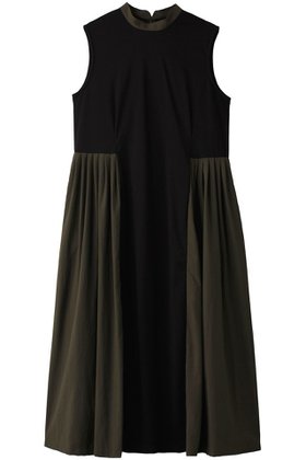 【ランバン オン ブルー/LANVIN en Bleu】のタフタコンビスタンドワンピース 人気、トレンドファッション・服の通販 founy(ファニー) ファッション Fashion レディースファッション Ladies' Fashion Online ワンピース Dress チュニック Tunic コンビ Combination シンプル Simple スタンド Stand タフタ Taffeta チュニック Tunic ドレープ Drape フェミニン Feminine ロング Long エレガント 上品 Elegant |ID:prp329100004013608