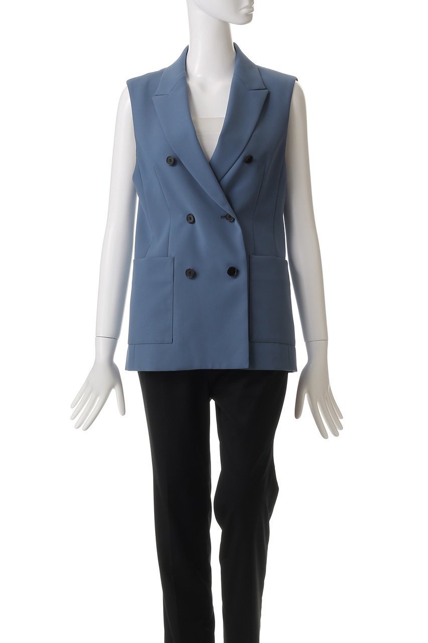 【アナイ/ANAYI】のパウダリーピークドラペルダブルジレ 人気、トレンドファッション・服の通販 founy(ファニー) ファッション Fashion レディースファッション Fashion for Women アウター Coat / Outerwear Collection レディースジャケット・軽アウター Jackets おすすめ Recommended / Our Picks ジャケット Jacket, Outerwear セットアップ Set-Up, Coordinated Outfit タイトスカート Pencil Skirt, Tight Skirt ダブル Double, Double-Breasted ベスト Vest, Waistcoat リュクス Luxury, Elegant, High-End, Chic ワイド Wide, Wide Fit 再入荷 Restock / Back in Stock other-2|ID: prp329100004013619 ipo3291000000035054959