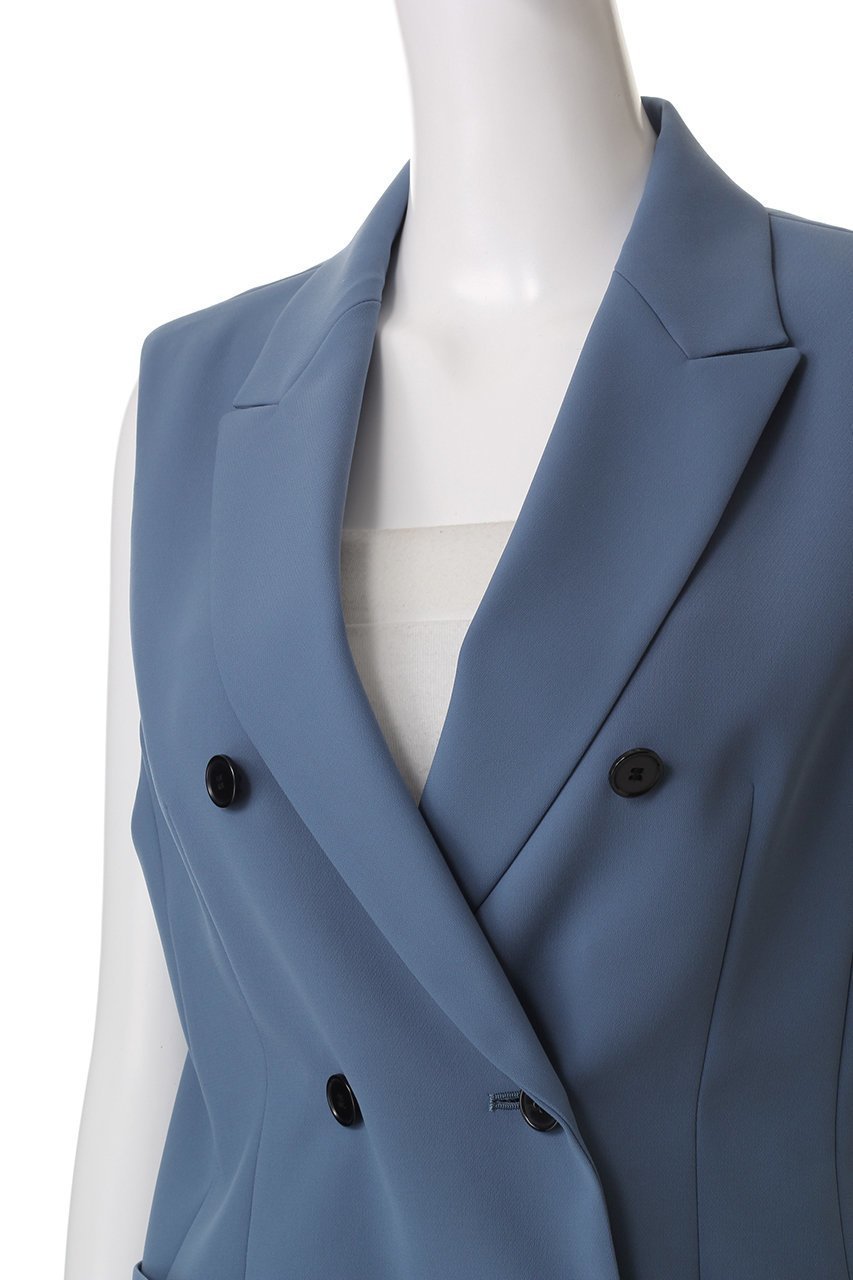 【アナイ/ANAYI】のパウダリーピークドラペルダブルジレ 人気、トレンドファッション・服の通販 founy(ファニー) ファッション Fashion レディースファッション Fashion for Women アウター Coat / Outerwear Collection レディースジャケット・軽アウター Jackets おすすめ Recommended / Our Picks ジャケット Jacket, Outerwear セットアップ Set-Up, Coordinated Outfit タイトスカート Pencil Skirt, Tight Skirt ダブル Double, Double-Breasted ベスト Vest, Waistcoat リュクス Luxury, Elegant, High-End, Chic ワイド Wide, Wide Fit 再入荷 Restock / Back in Stock other-5|ID: prp329100004013619 ipo3291000000035054962