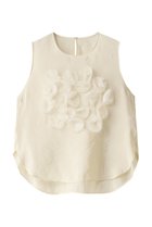 【プレインピープル/PLAIN PEOPLE】のシルキーオーガンジーモチーフブラウス 人気、トレンドファッション・服の通販 founy(ファニー) ファッション Fashion レディースファッション Fashion for Women トップス・カットソー Cut & Sew Tops キャミソール&ノースリーブ Camisoles & Sleeveless Tops シャツ・ブラウス・オフィスカジュアル Elegant Blouses & Button-Ups シンプル Simple, Minimal ノースリーブ Sleeveless, No-Sleeve フロント Front, Front Design ボトム Bottoms, Lower Wear モチーフ Motif, Design Theme thumbnail キナリ|ID: prp329100004013632 ipo3291000000033705286
