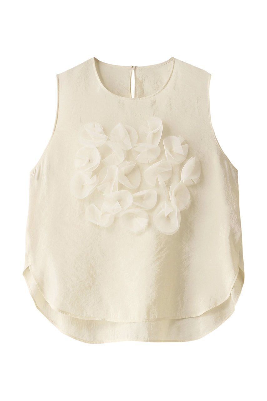 【プレインピープル/PLAIN PEOPLE】のシルキーオーガンジーモチーフブラウス 人気、トレンドファッション・服の通販 founy(ファニー) ファッション Fashion レディースファッション Fashion for Women トップス・カットソー Cut & Sew Tops キャミソール&ノースリーブ Camisoles & Sleeveless Tops シャツ・ブラウス・オフィスカジュアル Elegant Blouses & Button-Ups シンプル Simple, Minimal ノースリーブ Sleeveless, No-Sleeve フロント Front, Front Design ボトム Bottoms, Lower Wear モチーフ Motif, Design Theme other-1|ID: prp329100004013632 ipo3291000000035830154