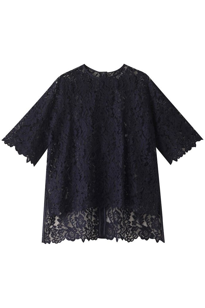 【ルームエイト/Room no.8】の【Room no.8 BLACK】リバーレース ウィズ グログラン トップス インテリア・キッズ・メンズ・レディースファッション・服の通販 founy(ファニー) https://founy.com/ ファッション Fashion レディースファッション Fashion for Women トップス・カットソー Cut & Sew Tops シャツ・ブラウス・オフィスカジュアル Elegant Blouses & Button-Ups グログラン Grosgrain, Grosgrain Ribbon ショート Short, Short Length スリーブ Sleeve, Long Sleeve / Short Sleeve リラックス Relax, Relaxed Fit レース Lace, Lace Fabric エレガント 上品 Elegant |ID: prp329100004013637 ipo3291000000036221355