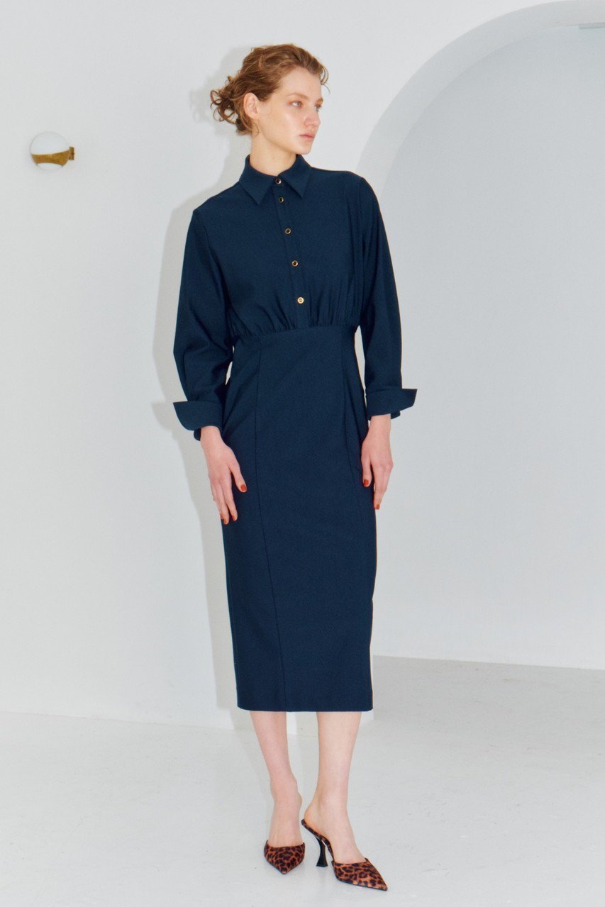 【ルームエイト/Room no.8】の【Room no.8 BLACK】AIR ジャージ シャツドレス 人気、トレンドファッション・服の通販 founy(ファニー) 　ファッション　Fashion　レディースファッション　Fashion for Women　ワンピース　Dresses　フォーマル・パーティードレス・結婚式用ドレス　Elegant & Casual Dresses　チュニック　Tunic Tops & Dresses　なめらか　Smooth, Silky Texture　チュニック　Tunic, Long Top　ドレス　Dress, One-Piece　ロング　Long, Long-Length　エレガント 上品　Elegant　other-7|ID: prp329100004014690 ipo3291000000032890899