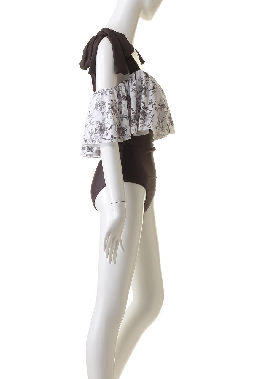 【レイール/Reir】のWall Flowerグラマラスオフショル ワイヤー水着 人気、トレンドファッション・服の通販 founy(ファニー) 　ファッション　Fashion　レディースファッション　WOMEN　水着　Swimwear　水着　Swimwear　スポーツ　Sports　ビキニ　Bikini　フラワー　Flower　フリル　Frills　プリント　Print　リボン　Ribbon　ワイヤー　Wire　水着　Swimsuit　other-3|ID: prp329100004014696 ipo3291000000031450181