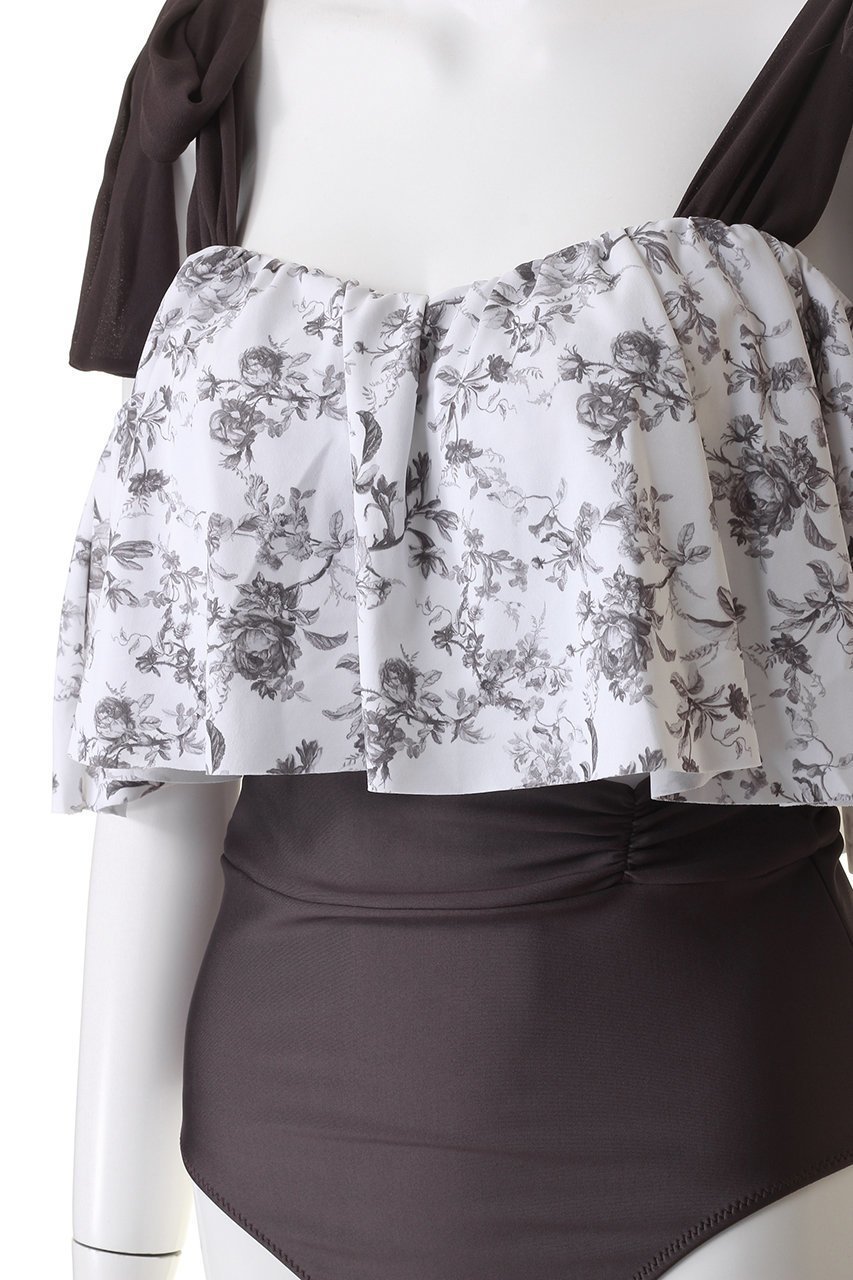 【レイール/Reir】のWall Flowerグラマラスオフショル ワイヤー水着 人気、トレンドファッション・服の通販 founy(ファニー) 　ファッション　Fashion　レディースファッション　WOMEN　水着　Swimwear　水着　Swimwear　スポーツ　Sports　ビキニ　Bikini　フラワー　Flower　フリル　Frills　プリント　Print　リボン　Ribbon　ワイヤー　Wire　水着　Swimsuit　other-5|ID: prp329100004014696 ipo3291000000031450183
