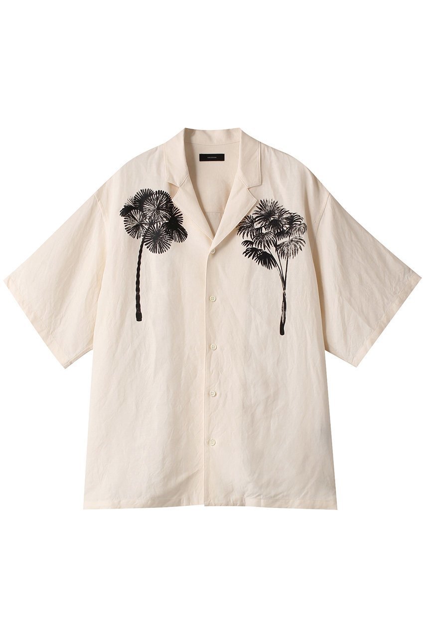 【オブシディアン/OBSIDIAN / MEN】の【MEN】PARMTREE SHIRTS 人気、トレンドファッション・服の通販 founy(ファニー) 　ファッション　Fashion　メンズファッション　Fashion for Men　トップス・カットソー　Cut & Sew Tops　メンズシャツ　Shirts　スポーツ　Sports, Activewear　ファブリック　Fabric, Textile　モノトーン　Monotone, Black and White　リゾート　Resort, Vacation Style　リネン　Linen, Linen Fabric　リラックス　Relax, Relaxed Fit　今季　This Season, Current Season　 other-1|ID: prp329100004014697 ipo3291000000032805471