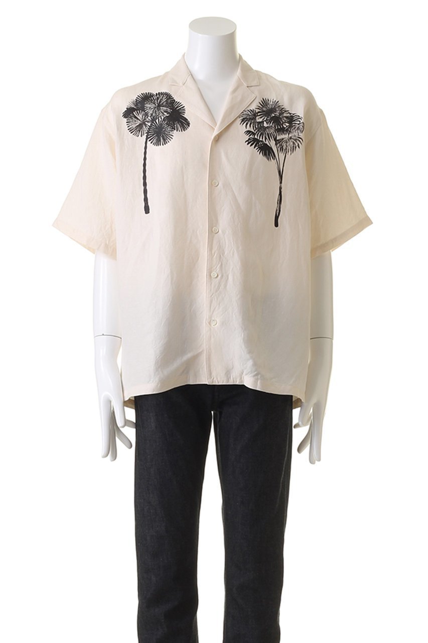 【オブシディアン/OBSIDIAN / MEN】の【MEN】PARMTREE SHIRTS 人気、トレンドファッション・服の通販 founy(ファニー) 　ファッション　Fashion　メンズファッション　Fashion for Men　トップス・カットソー　Cut & Sew Tops　メンズシャツ　Shirts　スポーツ　Sports, Activewear　ファブリック　Fabric, Textile　モノトーン　Monotone, Black and White　リゾート　Resort, Vacation Style　リネン　Linen, Linen Fabric　リラックス　Relax, Relaxed Fit　今季　This Season, Current Season　other-2|ID: prp329100004014697 ipo3291000000032805473