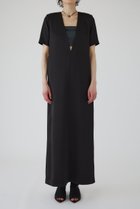 【リムアーク/RIM.ARK】のSatin long OP/ドレス・ワンピース 人気、トレンドファッション・服の通販 founy(ファニー) ファッション Fashion レディースファッション WOMEN ワンピース Dress ドレス Party Dresses チュニック Tunic インナー Inner サテン Satin チュニック Tunic ドレス Dress ドレープ Drape バランス Balance ラグジュアリー Luxury ロング Long thumbnail ブラック|ID: prp329100004015771 ipo3291000000026616281