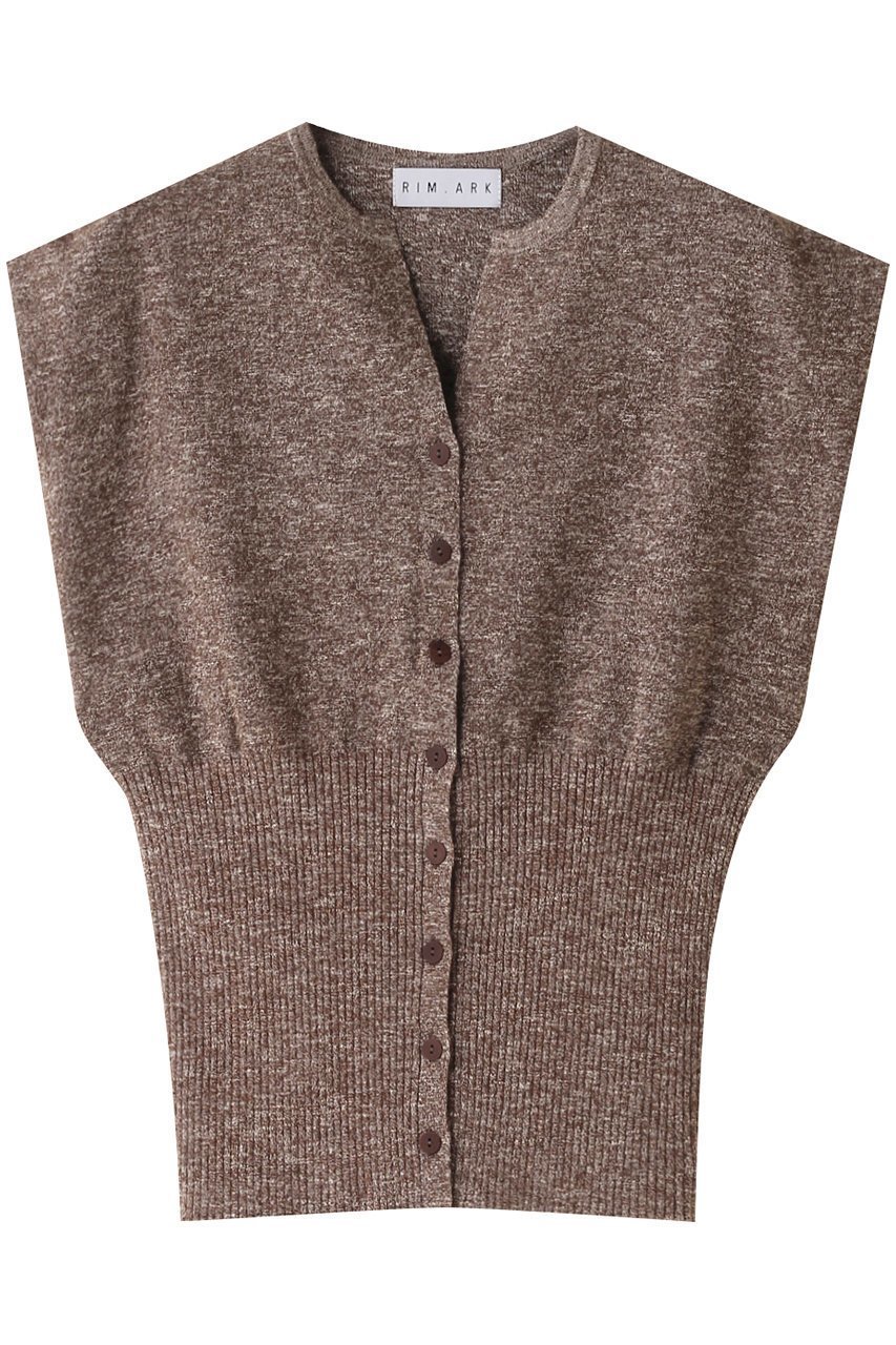 【リムアーク/RIM.ARK】のMix yarn rib knit/ニット インテリア・キッズ・メンズ・レディースファッション・服の通販 founy(ファニー) 　ファッション　Fashion　レディースファッション　WOMEN　トップス・カットソー　Tops/Tshirt　ニット　Knit Tops　プルオーバー　Pullover　おすすめ　Recommend　スリーブ　Sleeve　フレンチ　French　ミックス　Mix　リネン　Linen　人気　Popularity　NEW・新作・新着・新入荷　New Arrivals　マルチブラウン|ID: prp329100004015773 ipo3291000000031974072