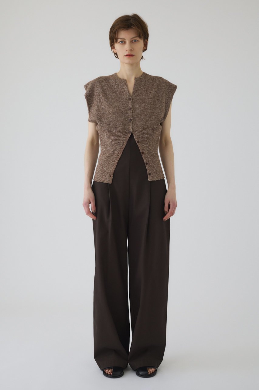 【リムアーク/RIM.ARK】のMix yarn rib knit/ニット 人気、トレンドファッション・服の通販 founy(ファニー) ファッション Fashion レディースファッション Fashion for Women トップス・カットソー Cut & Sew Tops ニット Knit Tops & Sweaters カジュアルプルオーバー・ニットトップス Pullovers & Knit Tops / Casual Pullovers おすすめ Recommended / Our Picks スリーブ Sleeve, Long Sleeve / Short Sleeve フレンチ French, French Style ミックス Mix, Mixed Style リネン Linen, Linen Fabric 人気 Popular, Best Seller other-6|ID: prp329100004015773 ipo3291000000035698223