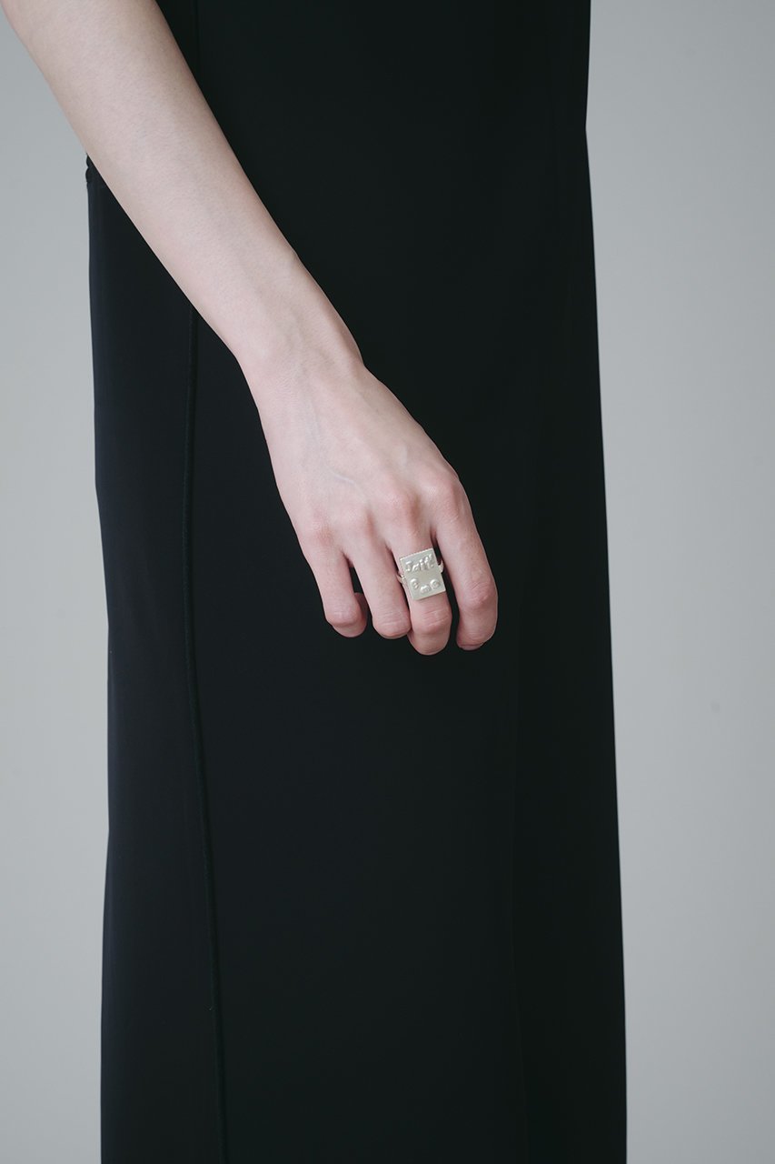 【プラウ/PLOW】のLettering Square リング 人気、トレンドファッション・服の通販 founy(ファニー) 　ファッション　Fashion　レディースファッション　Fashion for Women　ジュエリー　Jewelry　プレート　Plate, Dish　other-2|ID: prp329100004017697 ipo3291000000035657664