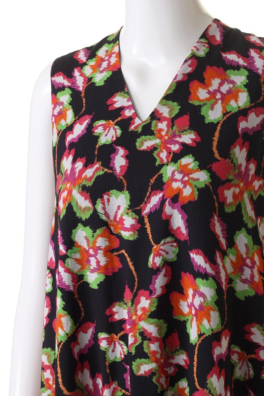 【マルティニーク/martinique】の【MARIHA】夏の月影のドレス ノースリーブ 人気、トレンドファッション・服の通販 founy(ファニー) 　ファッション　Fashion　レディースファッション　Fashion for Women　ワンピース　Dresses　フォーマル・パーティードレス・結婚式用ドレス　Elegant & Casual Dresses　チュニック　Tunic Tops & Dresses　おすすめ　Recommended / Our Picks　チュニック　Tunic, Long Top　ドレス　Dress, One-Piece　ノースリーブ　Sleeveless, No-Sleeve　パーティ　Party, Party Style　フラワー　Flower, Floral　プリント　Print, Printed Pattern　ロング　Long, Long-Length　夏　Summer　other-5|ID: prp329100004017712 ipo3291000000032897461