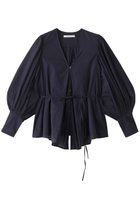 【マルティニーク/martinique】の【MARIHA】春の訪れのブラウス 人気、トレンドファッション・服の通販 founy(ファニー) ファッション Fashion レディースファッション Fashion for Women トップス・カットソー Cut & Sew Tops シャツ・ブラウス・オフィスカジュアル Elegant Blouses & Button-Ups エアリー Airy Texture エレガント 上品 Elegant カフス Cuff Design クラシカル Classical, Vintage-Inspired スリーブ Sleeve, Long Sleeve / Short Sleeve リボン Ribbon, Bow ロング Long, Long-Length 春 Spring 羽織 Haori, Light Jacket thumbnail ネイビー|ID: prp329100004017713 ipo3291000000036724867