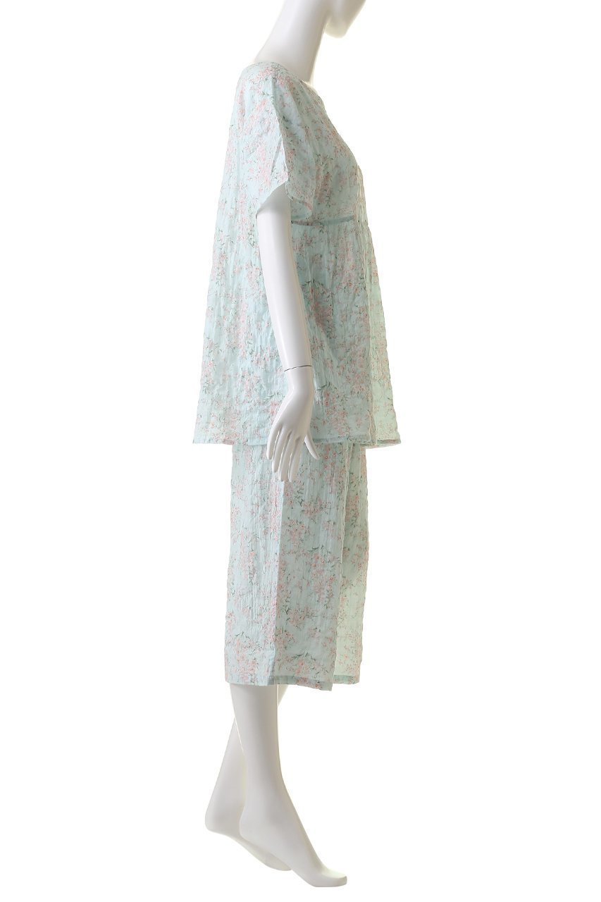 【キッドブルー/KID BLUE】のシャーリングサマーガーデンパジャマ 人気、トレンドファッション・服の通販 founy(ファニー) 　ファッション　Fashion　レディースファッション　Fashion for Women　ガーデン　Garden, Gardening　サマー　Summer, Summer Style　シャーリング　Shirring, Ruched　パジャマ　Pajamas, Sleepwear　フェミニン　Feminine, Girly　other-3|ID: prp329100004017728 ipo3291000000032834951