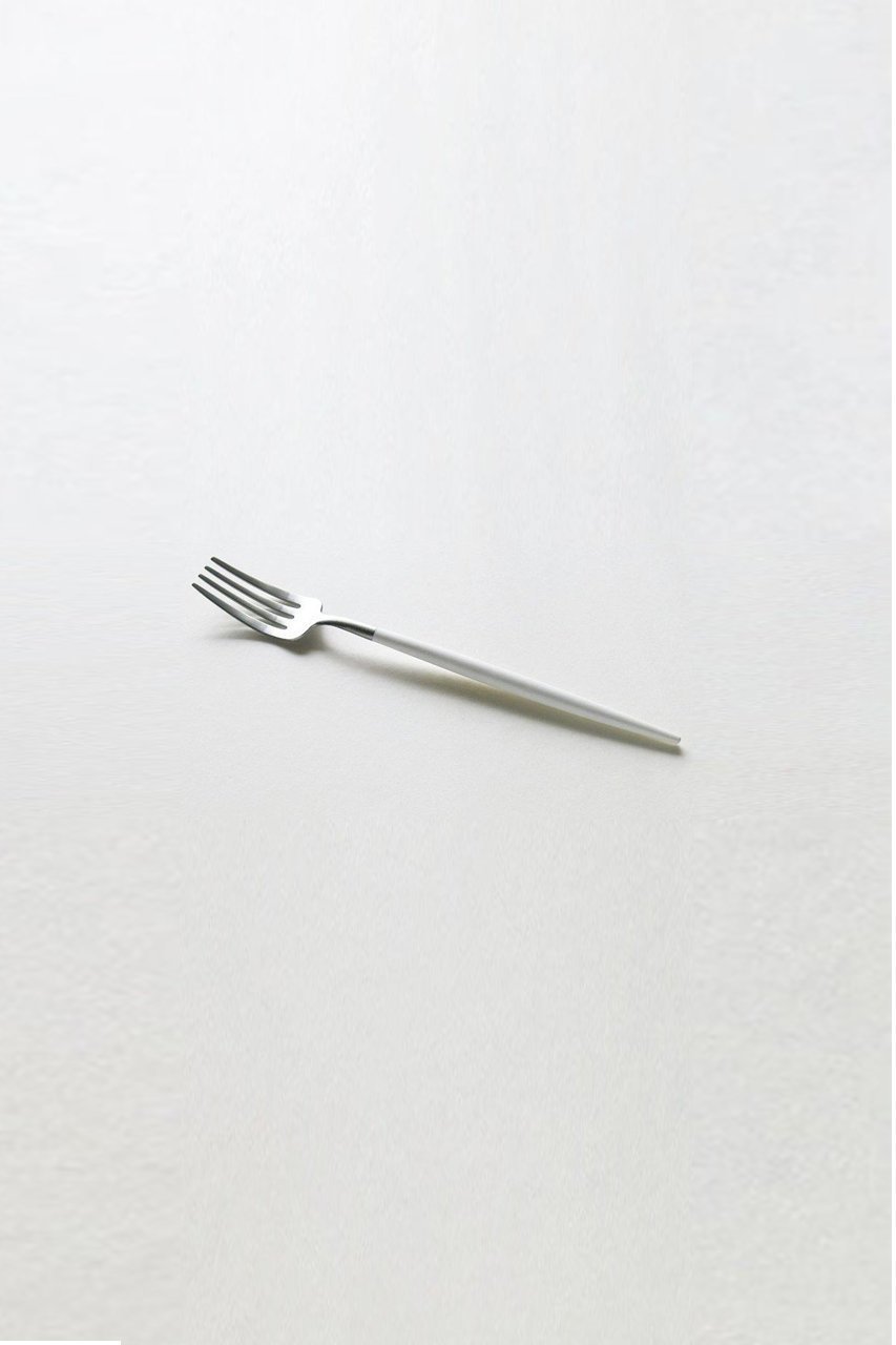 【センプレ/SEMPRE / GOODS】の【Cutipol】GOAデザートフォーク インテリア・キッズ・メンズ・レディースファッション・服の通販 founy(ファニー) おすすめ Recommended / Our Picks エレガント 上品 Elegant テーブル Table, Dining Table デザート Dessert, Sweet Treat シルバー×ホワイト|ID: prp329100004018777 ipo3291000000026648361