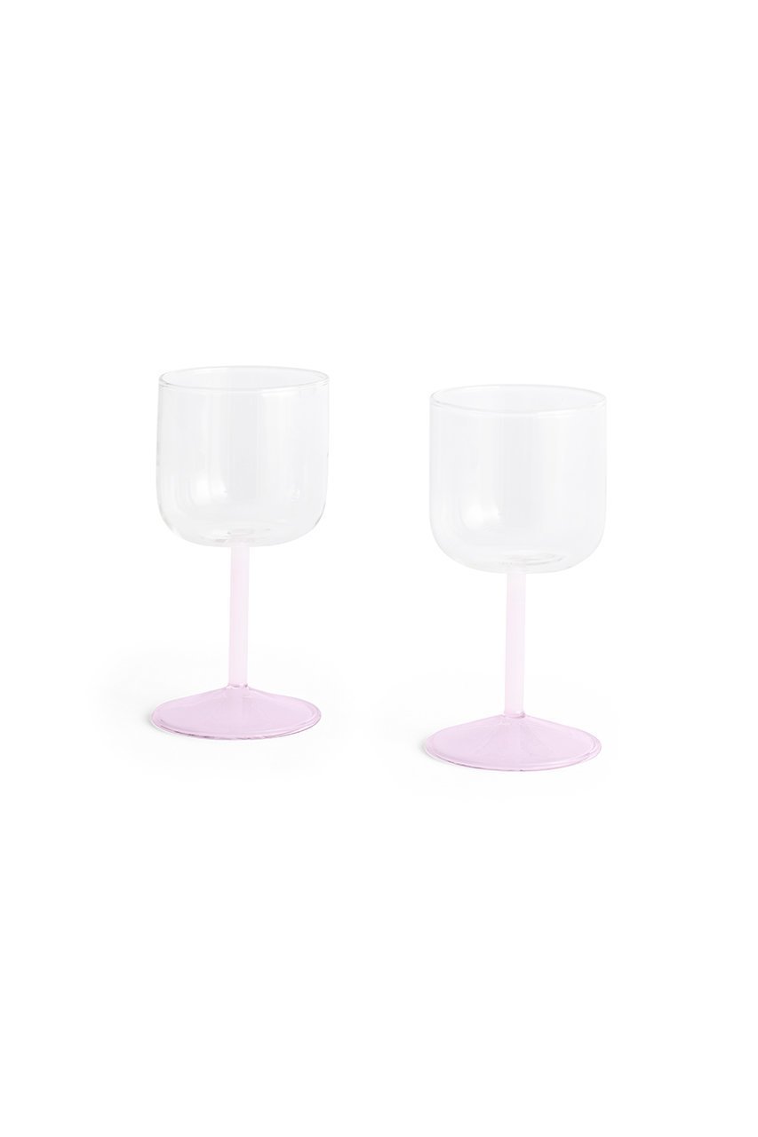 【ヘイ/HAY / GOODS】のTINT WINEGLASS SET OF 2 インテリア・キッズ・メンズ・レディースファッション・服の通販 founy(ファニー) カラフル Colorful Design ガラス Glass, Glassware グラス Glass, Eyewear コンビ Combo, Combination Style テーブル Table, Dining Table フォルム Silhouette, Form クリア&ピンク|ID: prp329100004018840 ipo3291000000034565871