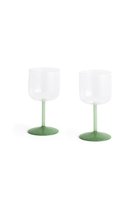 【ヘイ/HAY / GOODS】のTINT WINEGLASS SET OF 2 人気、トレンドファッション・服の通販 founy(ファニー) カラフル Colorful Design ガラス Glass, Glassware グラス Glass, Eyewear コンビ Combo, Combination Style テーブル Table, Dining Table フォルム Silhouette, Form thumbnail クリア&グリーン|ID: prp329100004018840 ipo3291000000034565872