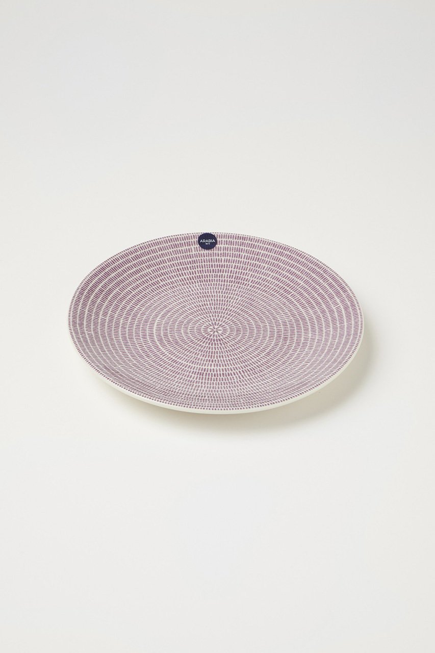 【アラビア/ARABIA / GOODS】の24h アベック プレート 20cm インテリア・キッズ・メンズ・レディースファッション・服の通販 founy(ファニー) 　エスニック　Ethnic Style　シェイプ　Shape, Slim Fit　シンプル　Simple, Minimal　テーブル　Table, Dining Table　人気　Popular, Best Seller　パターン　Pattern, Design Print　フィット　Fit, Slim Fit　プレート　Plate, Dish　ホーム・キャンプ・アウトドア・お取り寄せ　Home Living / Home & Lifestyle / Camping Gear / Outdoor Camping　キッチン・ダイニング　Kitchen & Dining Essentials. Stylish & Functional Tableware　キッチン家電・キッチン用品　Kitchen Appliances & Tools　パープル|ID: prp329100004018960 ipo3291000000035446998