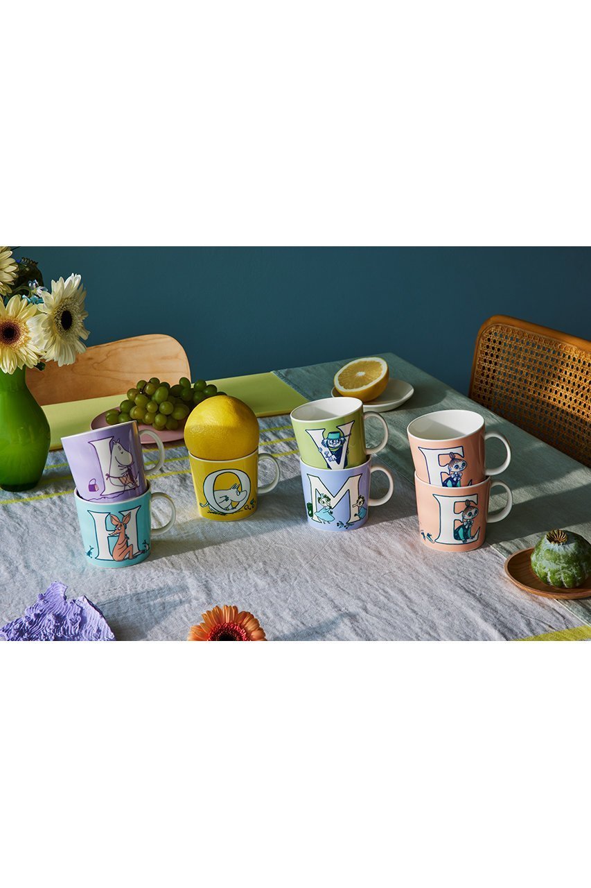 【ムーミン バイ アラビア/MOOMIN by ARABIA / GOODS】のムーミン アルファベットコレクション マグ 0.4L H 人気、トレンドファッション・服の通販 founy(ファニー) 　イラスト　Illustration　キャラクター　Character, Licensed Characters　ギフト プレゼント　Gift / Present　グラス　Glass, Eyewear　コレクション　Collection, Seasonal Line　テーブル　Table, Dining Table　other-2|ID: prp329100004019077 ipo3291000000036175196