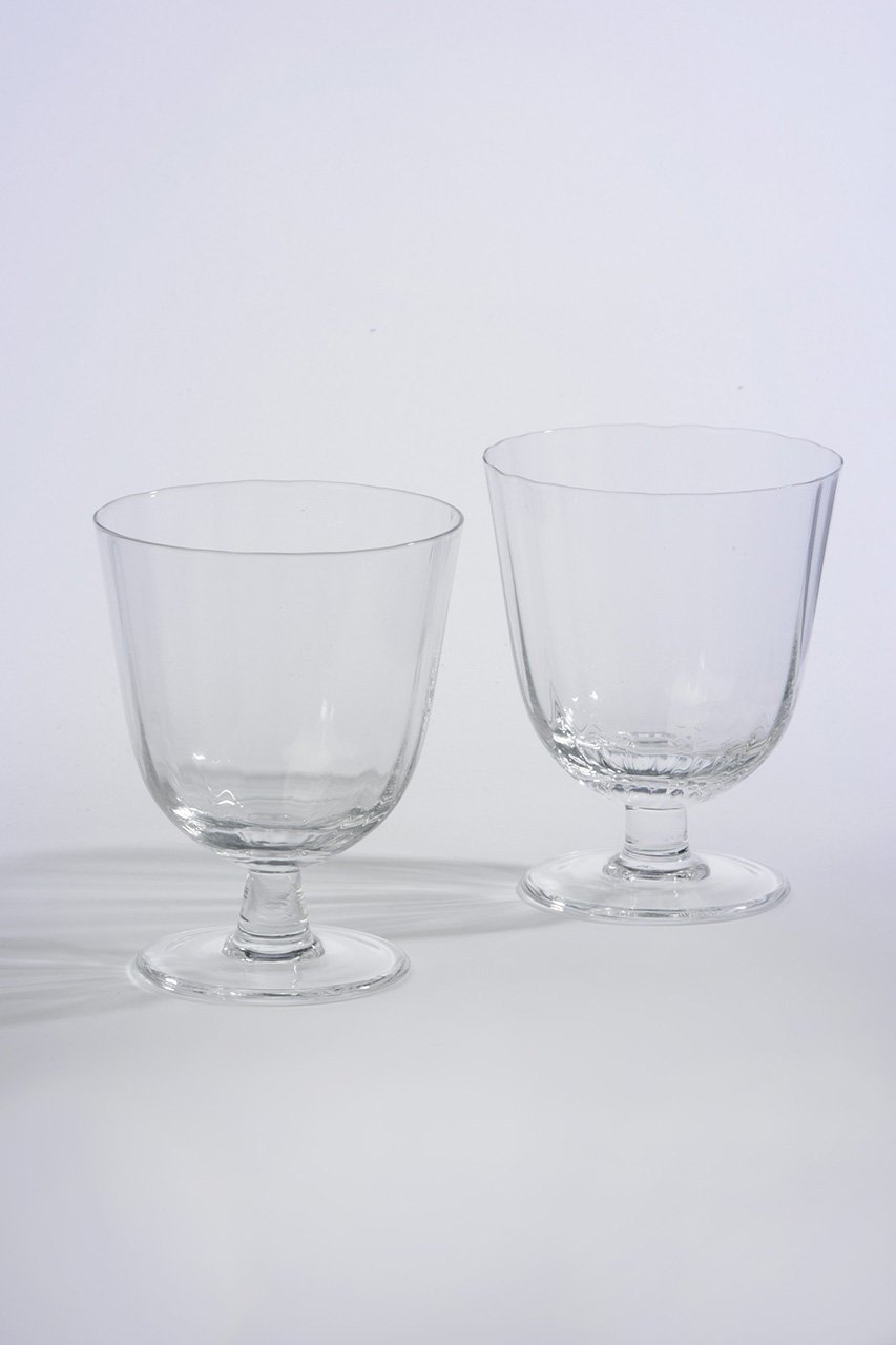 【スティルレーベン/STILLEBEN / GOODS】のConcave Fan ワイングラス 2個セット インテリア・キッズ・メンズ・レディースファッション・服の通販 founy(ファニー) 　エレガント 上品　Elegant　ガラス　Glass, Glassware　クリスタル　Crystal, Swarovski　グラス　Glass, Eyewear　グラフィック　Graphic, Graphic Design　コレクション　Collection, Seasonal Line　ストライプ　Stripe, Striped Pattern　テーブル　Table, Dining Table　人気　Popular, Best Seller　ハンド　Hand, Handmade　卒業式　Graduation Ceremony　クリア|ID: prp329100004019245 ipo3291000000035529506