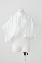 【エンフォルド/ENFOLD】のナチュラルタイプライター バルーンクロップドSH/シャツ 人気、トレンドファッション・服の通販 founy(ファニー) ファッション Fashion レディースファッション Fashion for Women トップス・カットソー Cut & Sew Tops シャツ・ブラウス・オフィスカジュアル Elegant Blouses & Button-Ups おすすめ Recommended / Our Picks クロップド Cropped, Short Length ショート Short, Short Length スリーブ Sleeve, Long Sleeve / Short Sleeve タイプライター Typewriter Fabric, Crisp Cotton バルーン Balloon, Balloon Silhouette フロント Front, Front Design 羽織 Haori, Light Jacket thumbnail ホワイト|ID: prp329100004019262 ipo3291000000036724935