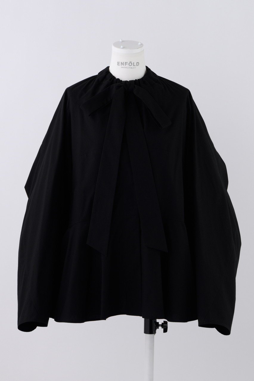 【エンフォルド/ENFOLD】のタイプライター ギャザーフレアブルゾン 人気、トレンドファッション・服の通販 founy(ファニー) 　ファッション　Fashion　レディースファッション　Fashion for Women　アウター　Coat / Outerwear Collection　レディースジャケット・軽アウター　Jackets　ブルゾンジャケット・スポーティアウター　Blouson Jackets　コンパクト　Compact, Small Size　サマー　Summer, Summer Style　ジャケット　Jacket, Outerwear　センター　Center, Center Line　タイプライター　Typewriter Fabric, Crisp Cotton　フロント　Front, Front Design　ブルゾン　Blouson, Bomber Jacket　エレガント 上品　Elegant　夏　Summer　 other-1|ID: prp329100004019266 ipo3291000000032955620