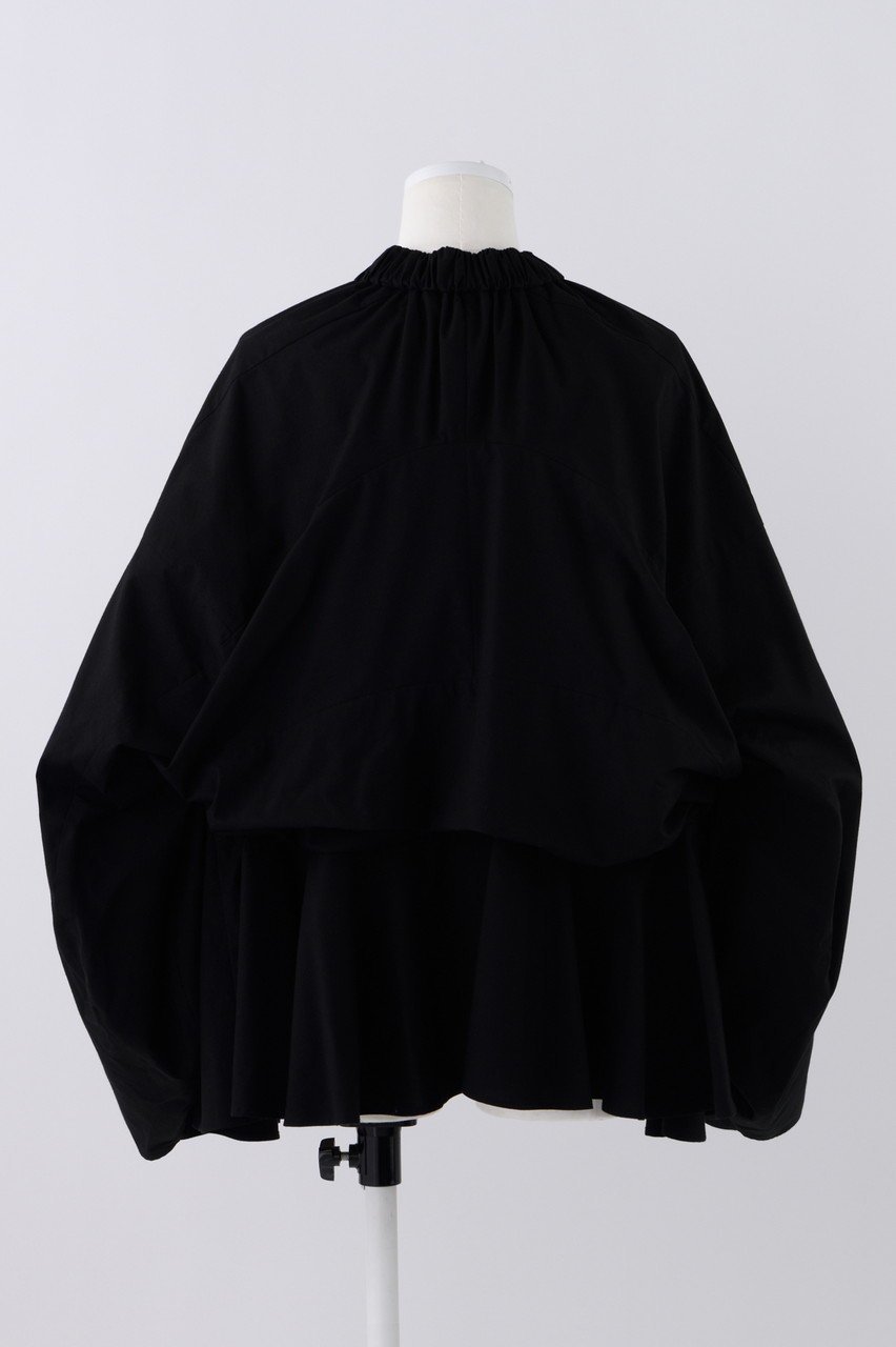 【エンフォルド/ENFOLD】のタイプライター ギャザーフレアブルゾン 人気、トレンドファッション・服の通販 founy(ファニー) 　ファッション　Fashion　レディースファッション　Fashion for Women　アウター　Coat / Outerwear Collection　レディースジャケット・軽アウター　Jackets　ブルゾンジャケット・スポーティアウター　Blouson Jackets　コンパクト　Compact, Small Size　サマー　Summer, Summer Style　ジャケット　Jacket, Outerwear　センター　Center, Center Line　タイプライター　Typewriter Fabric, Crisp Cotton　フロント　Front, Front Design　ブルゾン　Blouson, Bomber Jacket　エレガント 上品　Elegant　夏　Summer　other-3|ID: prp329100004019266 ipo3291000000032955632