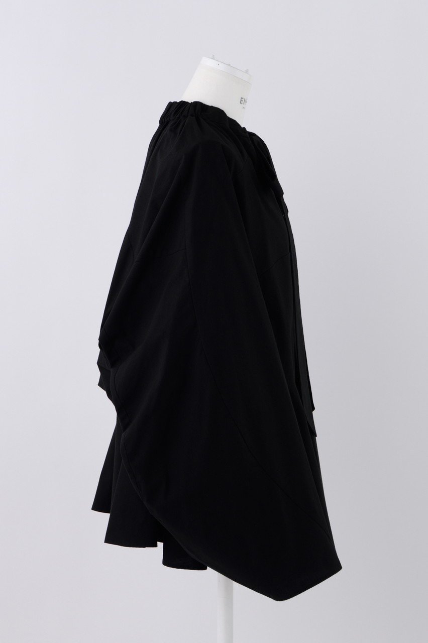 【エンフォルド/ENFOLD】のタイプライター ギャザーフレアブルゾン 人気、トレンドファッション・服の通販 founy(ファニー) 　ファッション　Fashion　レディースファッション　Fashion for Women　アウター　Coat / Outerwear Collection　レディースジャケット・軽アウター　Jackets　ブルゾンジャケット・スポーティアウター　Blouson Jackets　コンパクト　Compact, Small Size　サマー　Summer, Summer Style　ジャケット　Jacket, Outerwear　センター　Center, Center Line　タイプライター　Typewriter Fabric, Crisp Cotton　フロント　Front, Front Design　ブルゾン　Blouson, Bomber Jacket　エレガント 上品　Elegant　夏　Summer　other-4|ID: prp329100004019266 ipo3291000000032955634