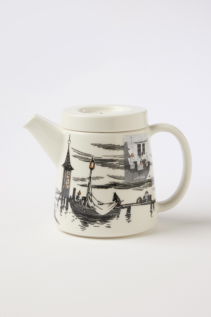 【ムーミン バイ アラビア/MOOMIN by ARABIA / GOODS】のムーミン トゥルートゥーイッツオリジン ポット - インテリア・キッズ・メンズ・レディースファッション・服の通販 founy(ファニー) 　イラスト　Illustration　キャラクター　Character, Licensed Characters　ギフト プレゼント　Gift / Present　テーブル　Table, Dining Table　-|ID: prp329100004019284 ipo3291000000035529584