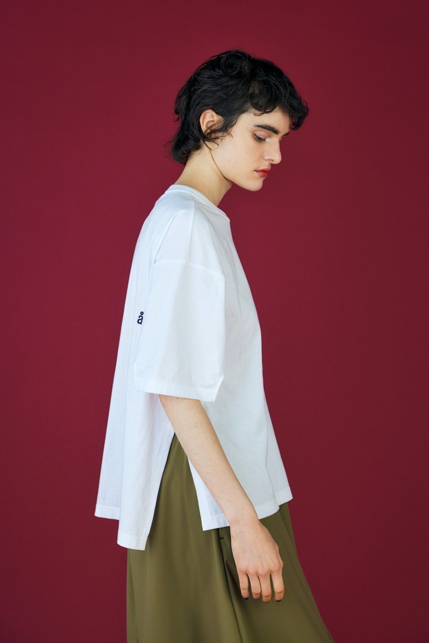 【ナゴンスタンス/nagonstans】のソフト天竺 Sleeve design Tシャツ 大人の最旬トレンドファッション＆コーディネート founy(ファウニー) 　ファッション　Fashion　レディースファッション　Fashion for Women　トップス・カットソー　Cut & Sew Tops　シャツ・ブラウス・オフィスカジュアル　Elegant Blouses & Button-Ups　ロングTシャツ・Tシャツ　Longline T-Shirts & Tees　カットソー・ベーシックTシャツ　Cut-and-Sewn Tops / Stretch Tees & Basics　ショート　Short, Short Length　シンプル　Simple, Minimal　スリット　Slit, Slit Detail　スリーブ　Sleeve, Long Sleeve / Short Sleeve　ベーシック　Basic, Essential　other-6|ID: prp329100004019296 ipo3291000000037005422