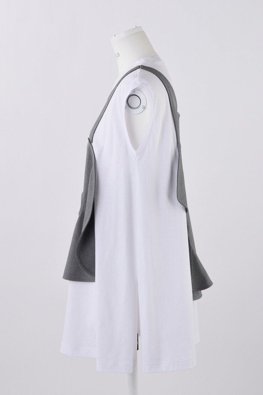 【エンフォルド/ENFOLD】のソフト天竺 サークルドレープベスト T/Tタンクトップ 人気、トレンドファッション・服の通販 founy(ファニー) ファッション Fashion レディースファッション Fashion for Women アウター Coat / Outerwear Collection トップス・カットソー Cut & Sew Tops キャミソール&ノースリーブ Camisoles & Sleeveless Tops シャツ・ブラウス・オフィスカジュアル Elegant Blouses & Button-Ups ロングTシャツ・Tシャツ Longline T-Shirts & Tees ベスト&ジレ / 重ね着スタイル Vests & Gilets カットソー・ベーシックTシャツ Cut-and-Sewn Tops / Stretch Tees & Basics カッティング Cutting Detail キャミソール Camisole, Spaghetti Strap Top セットアップ Set-Up, Coordinated Outfit タンク Tank Top, Sleeveless Top ドッキング Docking, Mixed Material ドレープ Drape, Draping Fabric ベスト Vest, Waistcoat ベーシック Basic, Essential other-2|ID: prp329100004019303 ipo3291000000032924127