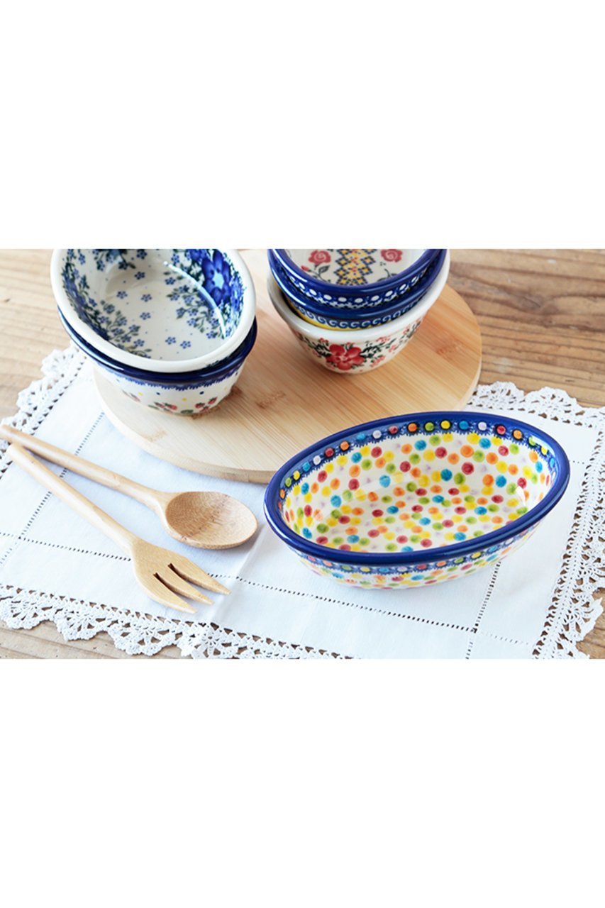 【ポーリッシュポタリー/Polish Pottery / GOODS】のオーブン皿・オーバル・ミニ 人気、トレンドファッション・服の通販 founy(ファニー) 　オーバル　Oval Design　カラフル　Colorful Design　シンプル　Simple, Minimal　テーブル　Table, Dining Table　パターン　Pattern, Design Print　ランダム　Random, Irregular　ワーク　Workwear, Utility Style　皿　Plate, Dish　ホーム・キャンプ・アウトドア・お取り寄せ　Home Living / Home & Lifestyle / Camping Gear / Outdoor Camping　キッチン・ダイニング　Kitchen & Dining Essentials. Stylish & Functional Tableware　キッチン家電・キッチン用品　Kitchen Appliances & Tools　other-4|ID: prp329100004019350 ipo3291000000035447757