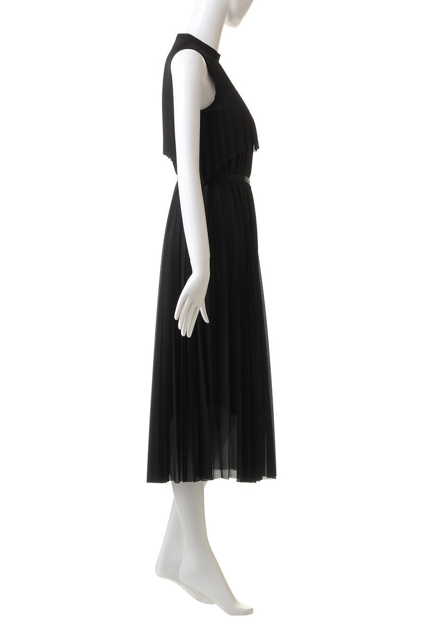 【アルアバイル/allureville】のオーガンジートリコットプリーツワンピース 人気、トレンドファッション・服の通販 founy(ファニー) 　ファッション　Fashion　レディースファッション　Fashion for Women　ワンピース　Dresses　チュニック　Tunic Tops & Dresses　おすすめ　Recommended / Our Picks　エアリー　Airy Texture　クラシカル　Classical, Vintage-Inspired　ジョーゼット　Georgette, Semi-Sheer Fabric　チュニック　Tunic, Long Top　トレンド　Trend, Trending Now　プリーツ　Pleats, Pleated　other-3|ID: prp329100004019387 ipo3291000000032893513