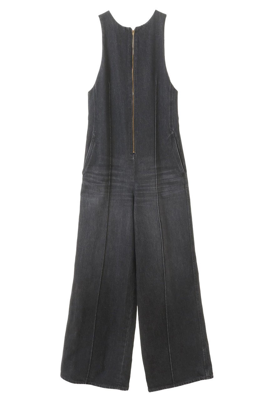 【カレンテージ/CURRENTAGE】のローバックスタイルオーバーオール インテリア・キッズ・メンズ・レディースファッション・服の通販 founy(ファニー) 　ファッション　Fashion　レディースファッション　Fashion for Women　パンツ　Pants & Trousers　バッグ　Bags　シンプル　Simple, Minimal　デニム　Denim, Jeans Material　フロント　Front, Front Design　ブラック|ID: prp329100004019390 ipo3291000000035681250