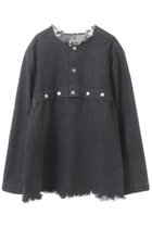 【カレンテージ/CURRENTAGE】のデニムウェルダープルオーバー ブラック|ID: prp329100004019391 ipo3291000000032876797