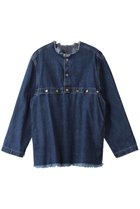 【カレンテージ/CURRENTAGE】のデニムウェルダープルオーバー インディゴブルー|ID: prp329100004019391 ipo3291000000035367309