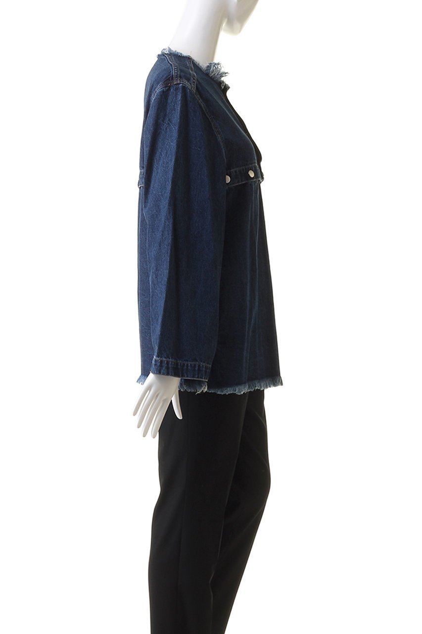 【カレンテージ/CURRENTAGE】のデニムウェルダープルオーバー 人気、トレンドファッション・服の通販 founy(ファニー) 　ファッション　Fashion　レディースファッション　Fashion for Women　トップス・カットソー　Cut & Sew Tops　シャツ・ブラウス・オフィスカジュアル　Elegant Blouses & Button-Ups　カジュアルプルオーバー・ニットトップス　Pullovers & Knit Tops / Casual Pullovers　ショート　Short, Short Length　ジャケット　Jacket, Outerwear　スリーブ　Sleeve, Long Sleeve / Short Sleeve　デニム　Denim, Jeans Material　ドット　Polka Dot, Dot Pattern　ロング　Long, Long-Length　other-3|ID: prp329100004019391 ipo3291000000035367311