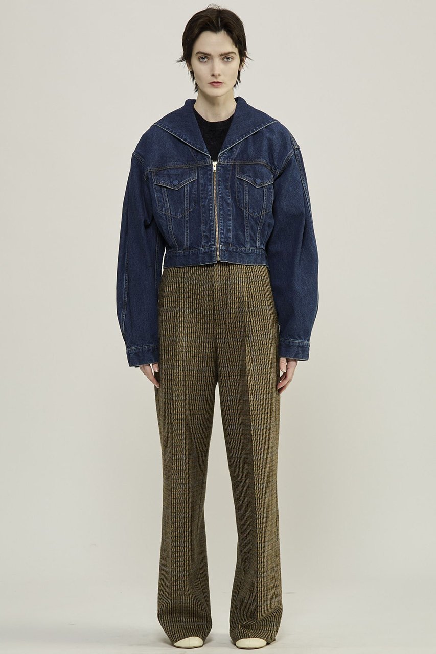 【カレンテージ/CURRENTAGE】のセーラーデニムジャケット 人気、トレンドファッション・服の通販 founy(ファニー) 　ファッション　Fashion　レディースファッション　Fashion for Women　アウター　Coat / Outerwear Collection　レディースジャケット・軽アウター　Jackets　デニムジャケット / カジュアルアウター　Denim Jackets　カッティング　Cutting Detail　ショート　Short, Short Length　ジップアップ　Zip-Up, Full Zip　ジャケット　Jacket, Outerwear　デニム　Denim, Jeans Material　フロント　Front, Front Design　other-8|ID: prp329100004019392 ipo3291000000032924243