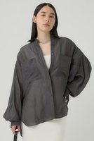 【カオス/Chaos】のランフォートブラウス 人気、トレンドファッション・服の通販 founy(ファニー) ファッション Fashion レディースファッション Fashion for Women トップス・カットソー Cut & Sew Tops シャツ・ブラウス・オフィスカジュアル Elegant Blouses & Button-Ups スリーブ Sleeve, Long Sleeve / Short Sleeve フォルム Silhouette, Form ロング Long, Long-Length |ID:prp329100004019393